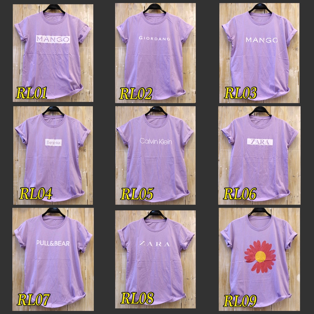 T-Shirt Tumblr WARNA / Tumbler Tee WARNA / Kaos Murah Kualitas Bagus &quot;LILAC SERIES&quot;