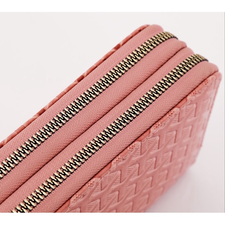 DOMPET PANJANG WANITA 2 RESLETING PESTA KULIT PREMIUM LEGIA FASHION KOREA BRANDED IMPORT SLOT KARTU UANG HP BESAR CEWEK KEKINIAN MURAH REMAJA