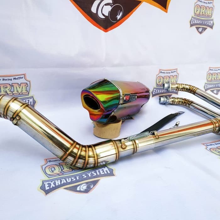 Knalpot RACING R9 VALENCIA RAINBOW CBR250 - R25 - MT25 - NINJA250 - Z250