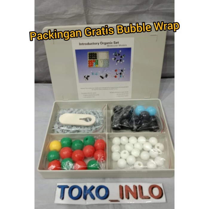 Alat Peraga kimia Model Molymod / Model Molekul Molimod/Molimod