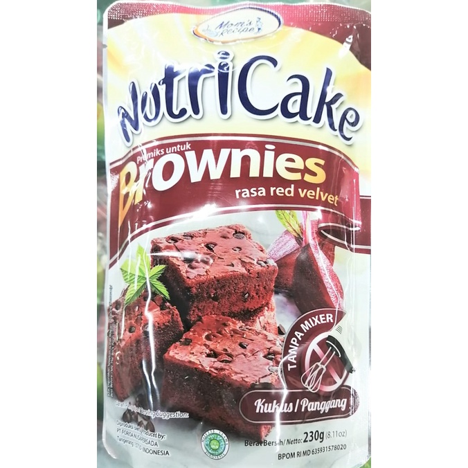 

Nutricake Brownies Red Velvet