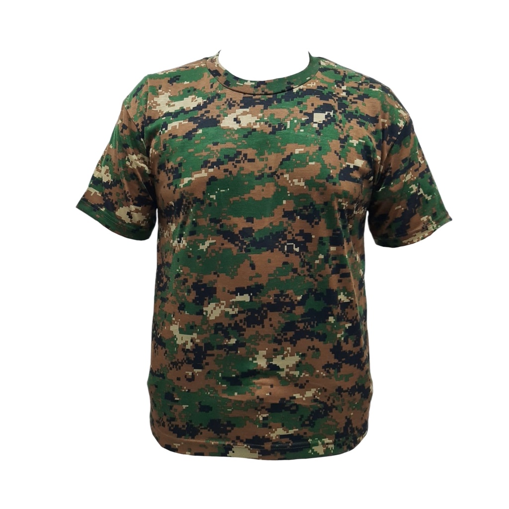 Kaos Dalam Pria / Wanita Pendek Loreng Army Motif Marpat,Acupat,Gurun,Malvinas,Linud,Nkri,Navyseal