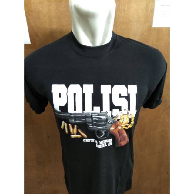  Kaos  Dalam Polisi Gambar  Besar Hitam l Baju Oblong  Polos 