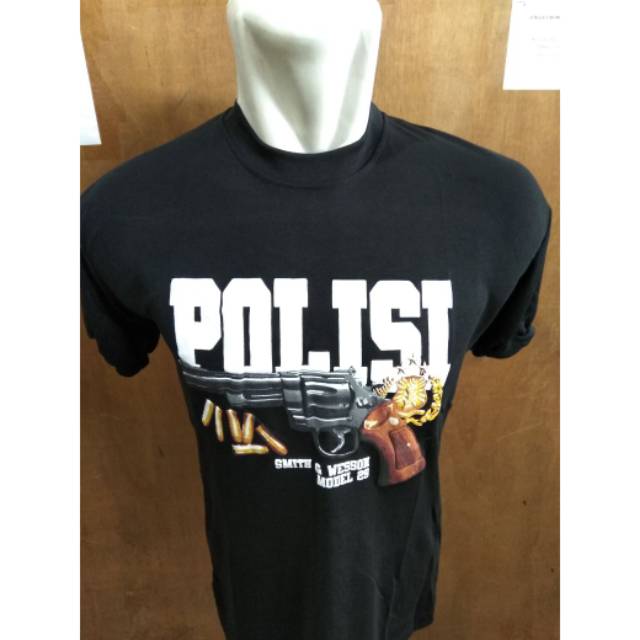  Kaos  Dalam Polisi  Gambar Besar Hitam l Baju Oblong  Polos 