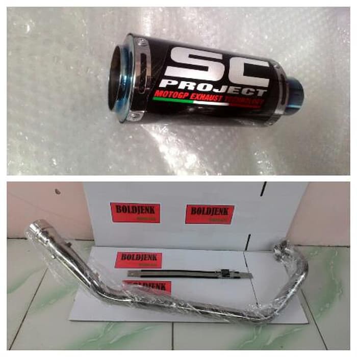 Knalpot SC PROJECT carbon fullset Xabre/R15/cbr/cb150