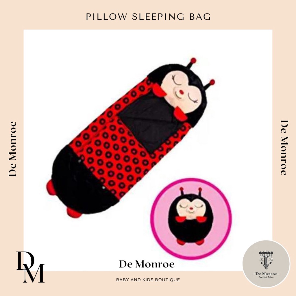 Sleeping bag kasur lipat tidur matras baby bayi hingga anak kecil All in one Bisa jadi Bantal Lucu Karakter Animal Hewan Bahan Sejuk tidak membuat Gerah