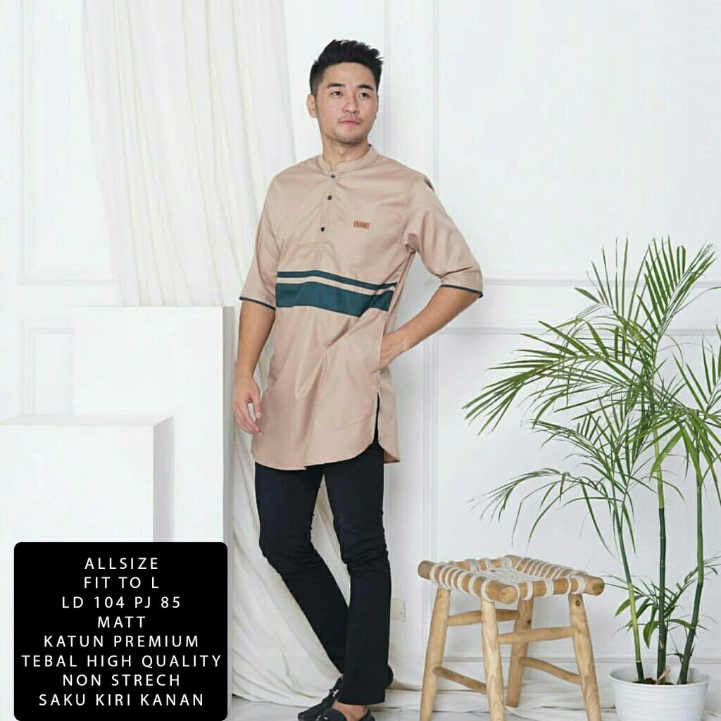 Baju Koko savig size L katun