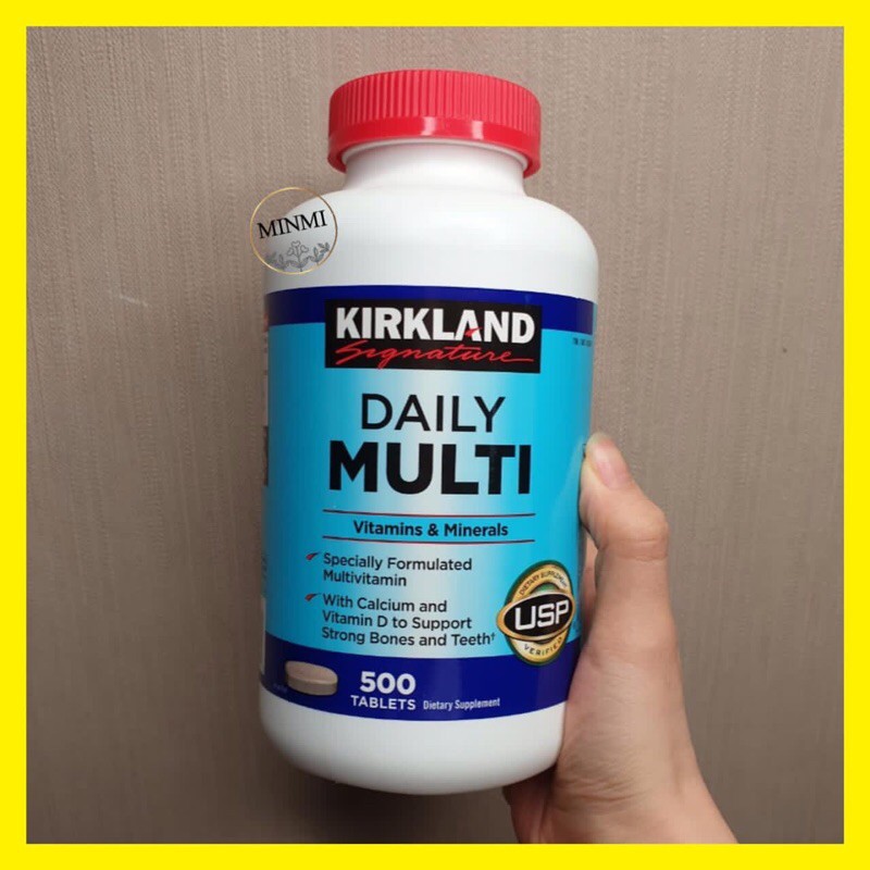 Kirkland Daily multi 500 tablet multivitamin lengkap multimineral lengkap