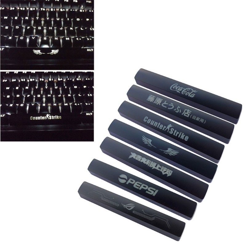 Vivi Keycap Tombol Spacebar Oem Rgb 6.25u Bahan Abs