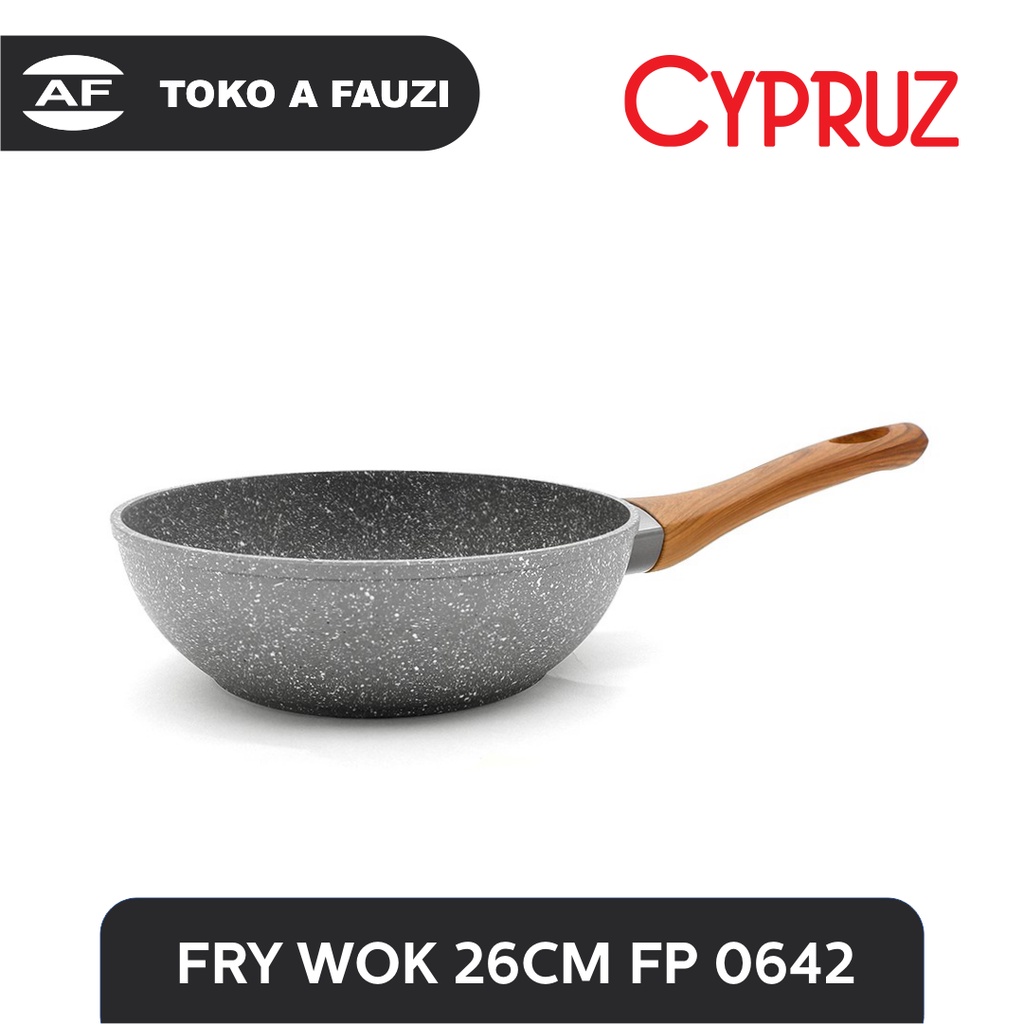 Fry Wok Marble 26cm CYPRUZ FP-0642