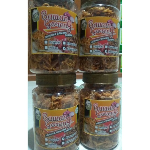 

Bawang Goreng Rebon (BarBon) Kemasan toples 70 g