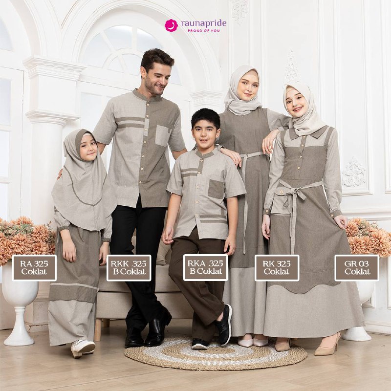 JR49LQ Sarimbit Keluarga Rauna / RK -325 / Fashion Muslim