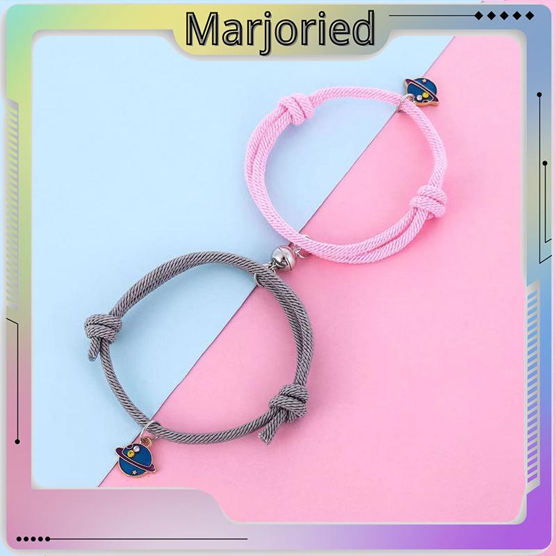 1 Pasang Gelang Couple Magnet Gelang Tali Couple Magnet Attract Persahabatan Tangan Bracelets-MJD