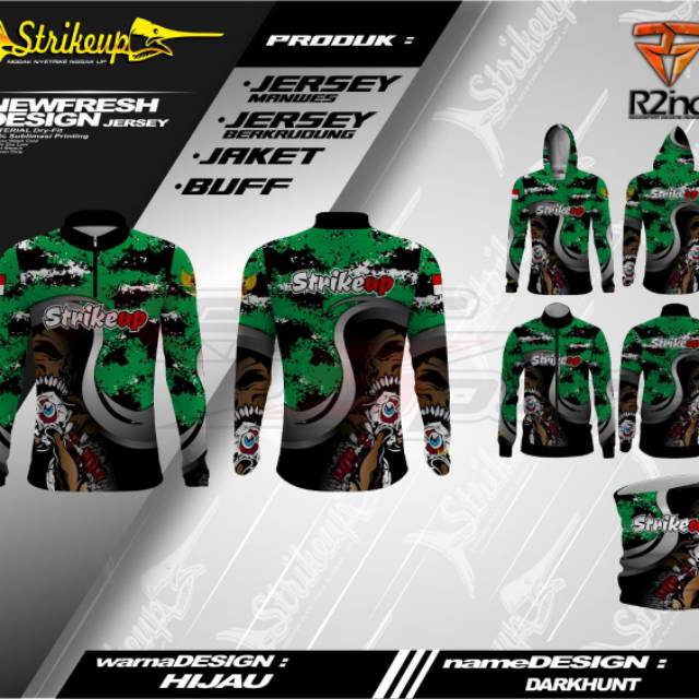 Jersey mancing printing