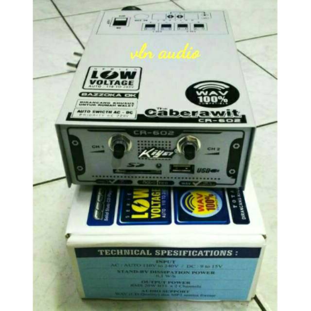 Ampli fier walet CABE RAWIT CR 602/CR602