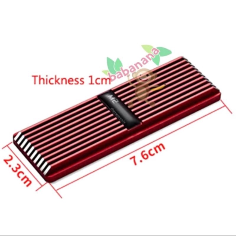 Heatsink M.2 ssd nvme 2280 cooling thermal heat spreader Thermorysis