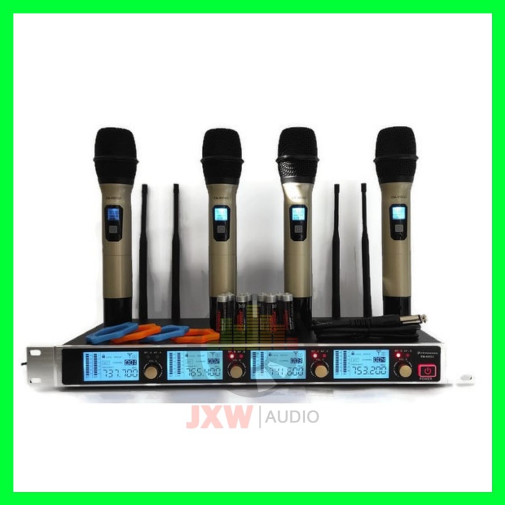 MIC WIRELESS 4 CH SENNHEISER EM 450G3 / MICROPHONE SENNHEISER EM450G3 4 MIC / EM-450-G3