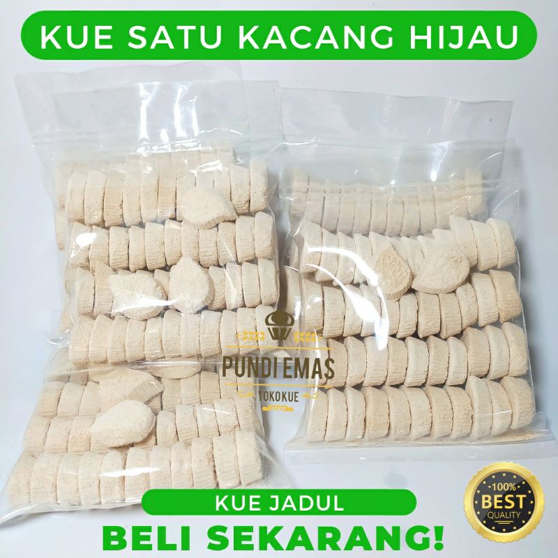 Kue Satu Kacang Hijau Kue Jadul Kiloan 250 Gram Terlaris / Sagu Susu