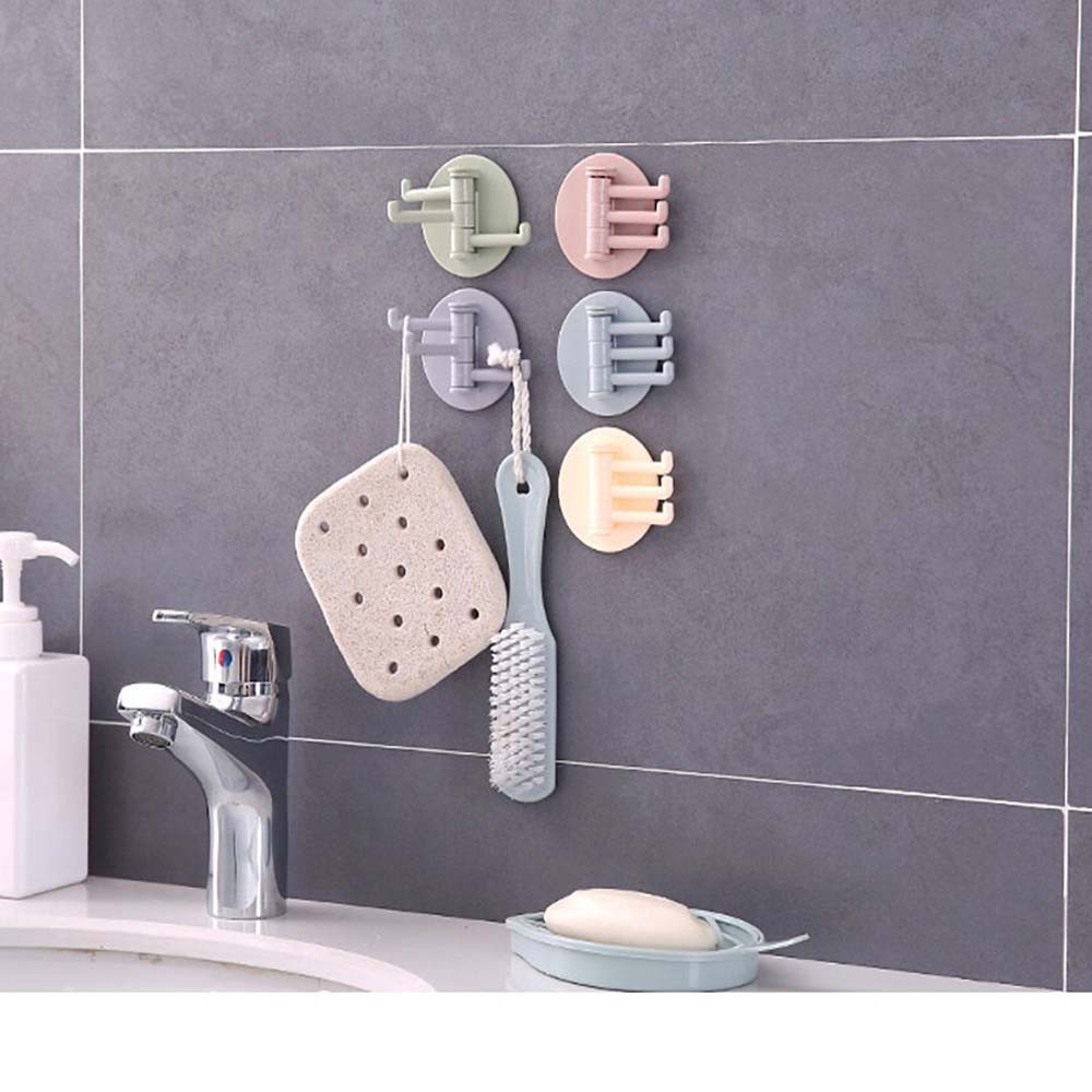 Hook  Pengait  Gantungan  Kait  Cantolan Baju, Spatula, Lap, Handuk 3 In 1 RANDOM