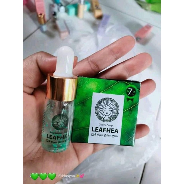 Paket skincare murah serum dan sabun Leafhea aman bumil busui