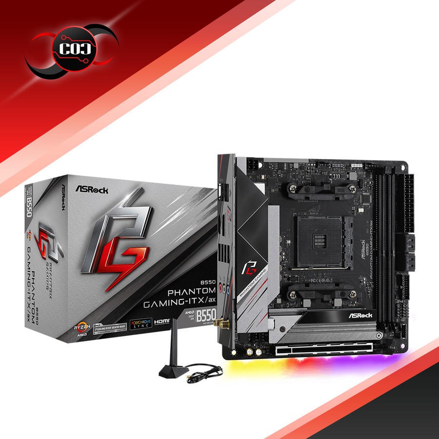 Asrock B550 Phantom Gaming-ITX|AX - Motherboard Mini ITX AMD Socket AM4