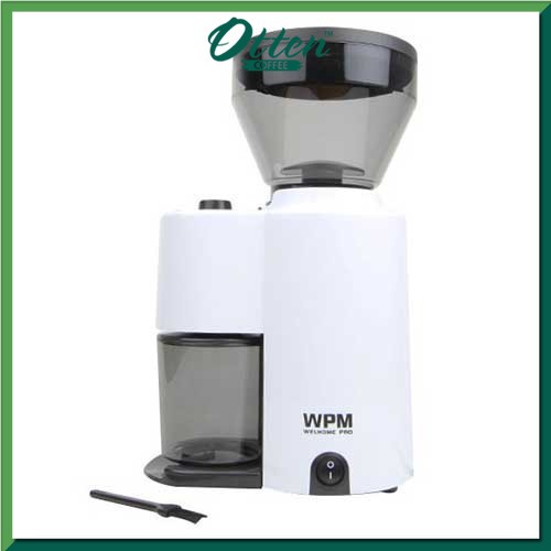 Welhome Coffee Grinder Conical Burr with Timer ZD-10T White - Mesin Penggiling Kopi-0