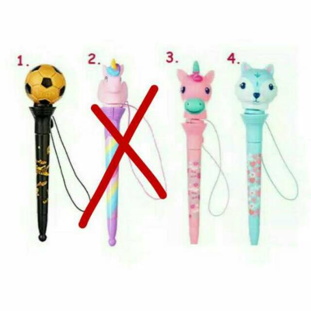 

READY SALE Smiggle Universe Pen Popper - unicorn & UFO pulpen
