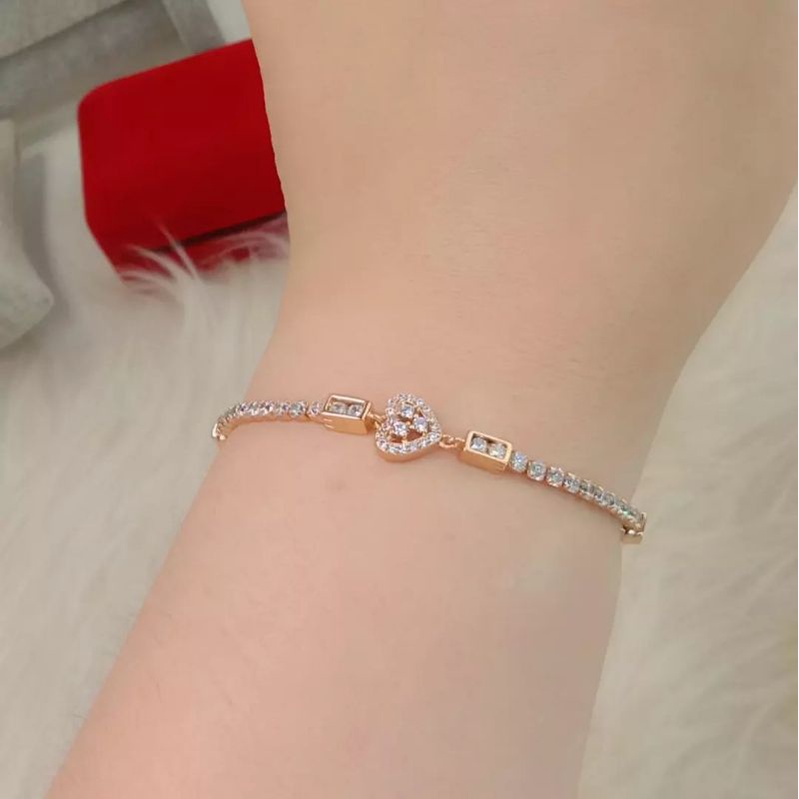 La Vienne - Gelang Serut Titanium Wanita - 5 Variasi Losca