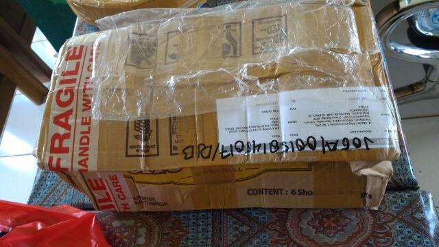 [6pcs] Gelas Cangkir Batok Kelapa - Lukis Bunga