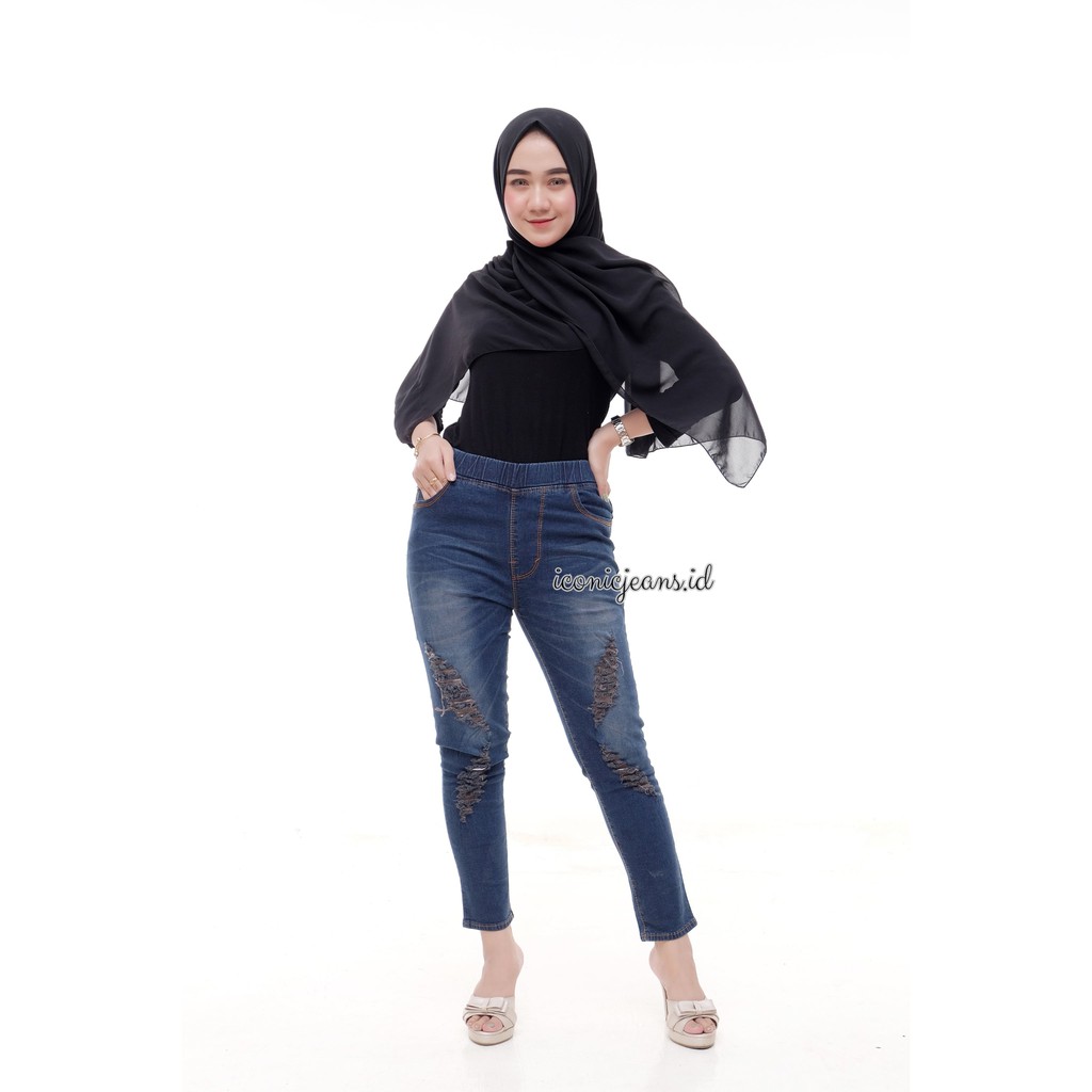 CARLOS JEANS / LEGGING JEANS SOBEK ADA LAPISAN