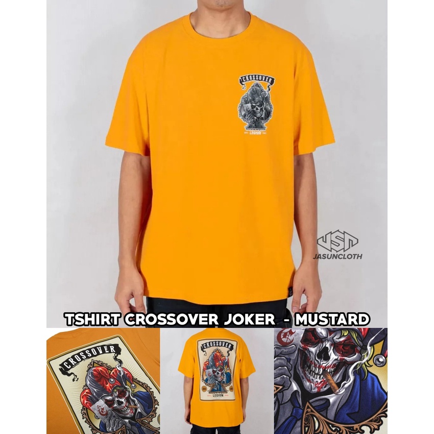 [TSHIRT ORIGINAL CROSSOVER] KAOS BAJU PAKAIAN ATASAN UNISEX PRIA DAN WANITA LOKAL BRAND BANDUNG SERI