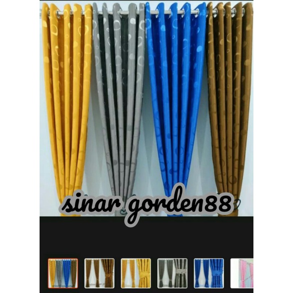 Gorden Pintu Jendela Panjang 2 Meter 250cm150cm Hordeng Rumah Minimalis
