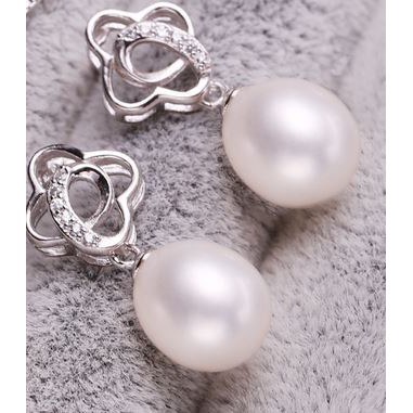 Anting Korea Mutiara Air Tawar ASLI S925 Sterling Silver Import - A011