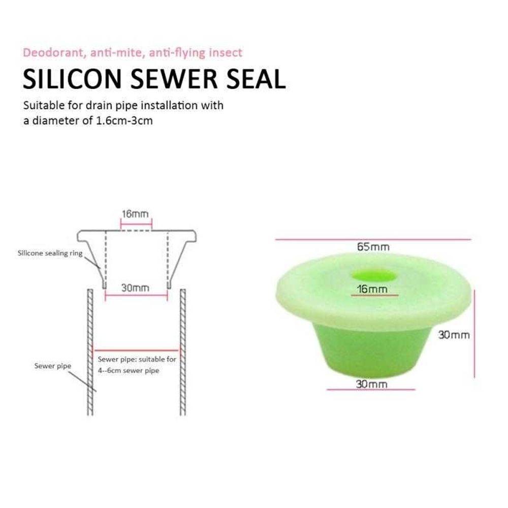 Cincin Seal Pipa Selokan Atas Portable Telescopic Insect Proof Washing|Penutup Segel