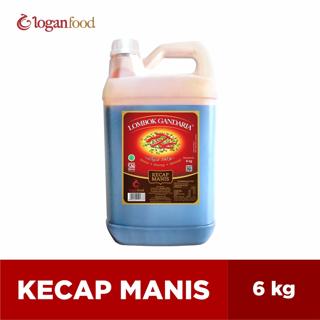 

[ KLM-6J ] - Lombok Gandaria Kecap Manis Jerigen 6 kg