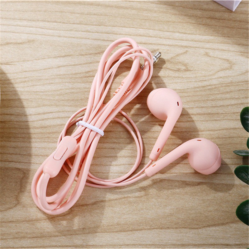 EARPHONE U19 HANDSFREE HEADSET MACARON EXTRA BASS MATE COLOR