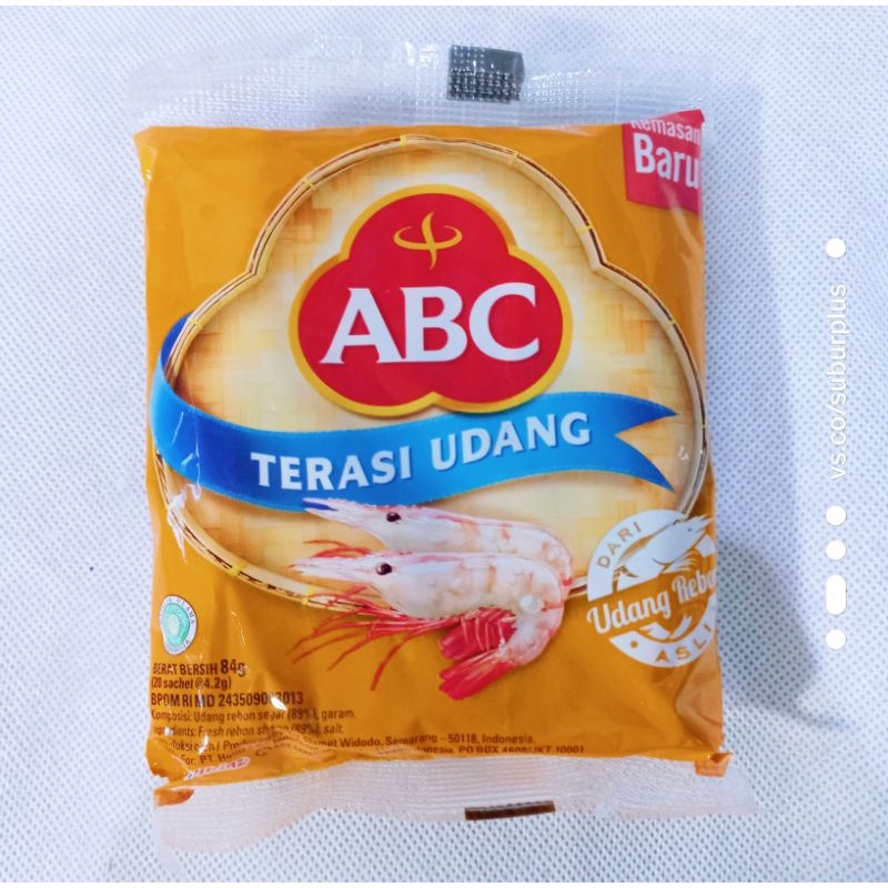 Jual Abc Terasi Sachet 20 X 4 2gr Shopee Indonesia