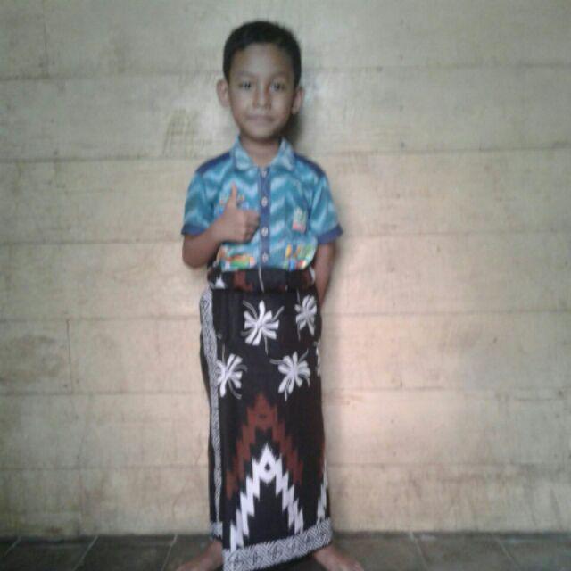 Sarung Batik Anak Paud Tk Sd Kelas 1-2