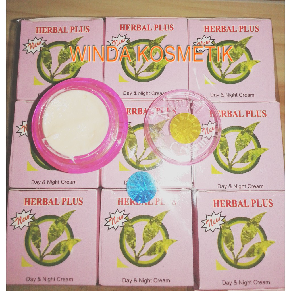 Cream Herbal Plus Natural Original Di Tutup Asli Best Whitening Produk Lusinan Shopee Indonesia