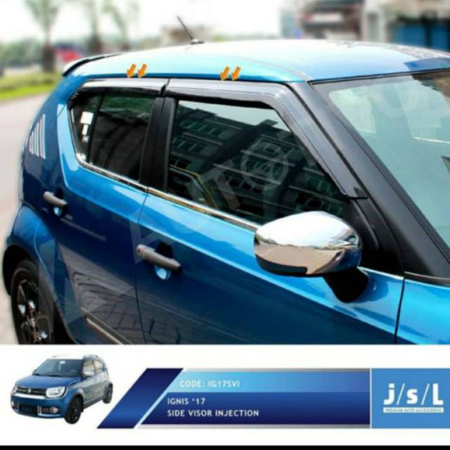 Talang air mobil Ignis injection Side Visor jsl