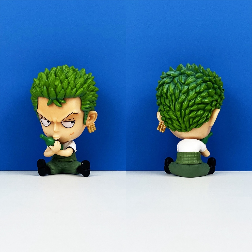 Action figure anime One Piece Luffy Chopper Ace Untuk Ornamen Mobil