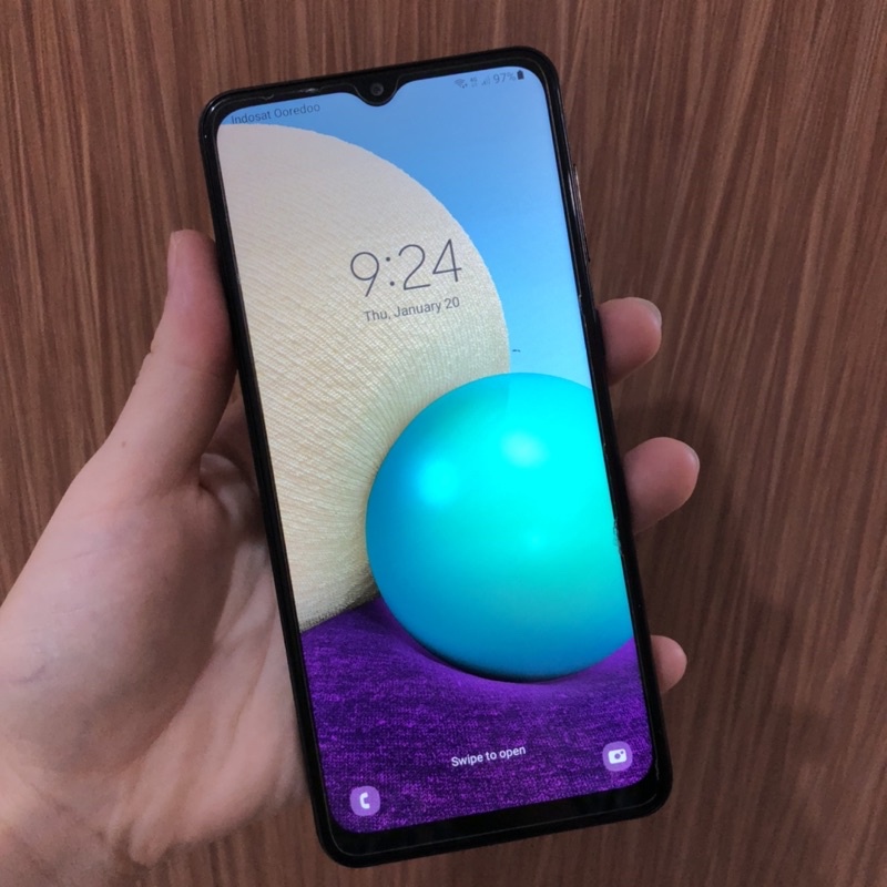 Hp Handphone Samsung Android A02 Black Ram 3/64Gb