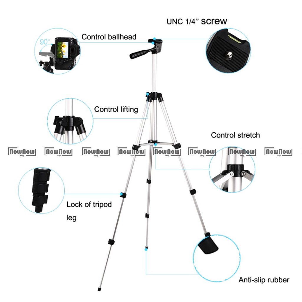 Tripod Hp Kamera 1 Meter Handphone Camera Mirroless DSLR Tripot Weifeng 3110 Professional Portable