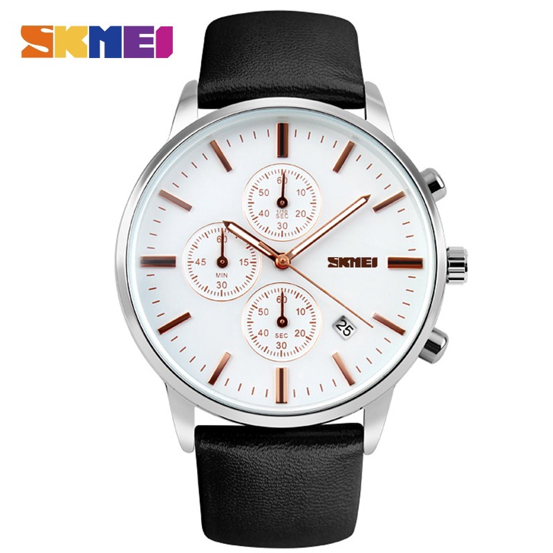 SKMEI 9103 Jam Tangan Pria Analog Chronograph WK-SBY