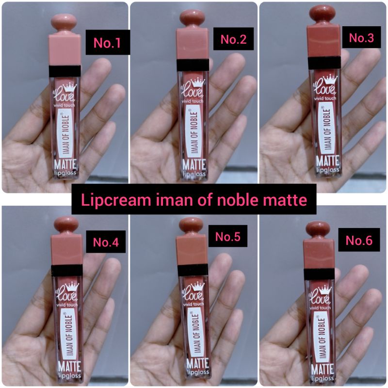 Lipcream matte iman of noble / lipcream matte murah / lipcream matte ecer