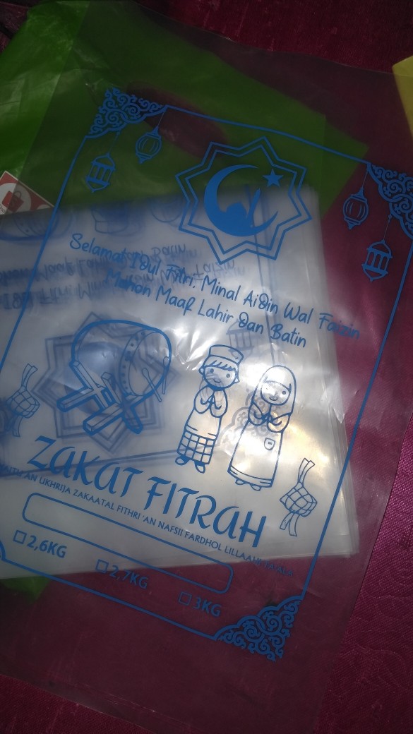 Plastik Beras Zakat 3kg
