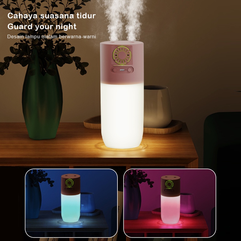 Oxy H2O 4in1: (Air Humidifier, UV Purifier, Diffuser, & Night Light ) Original-1