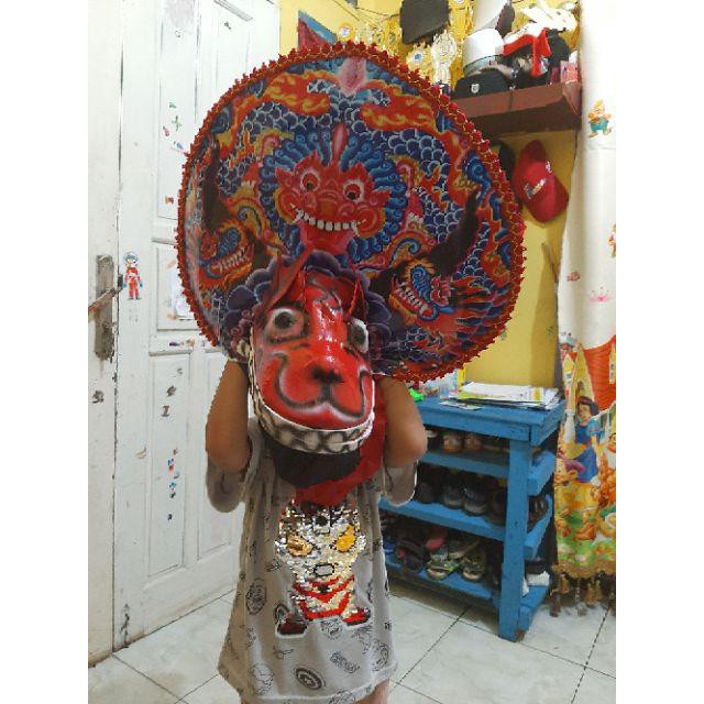 Maianan Anak Laki Laki  Murah Barongan Devil Dewasa Murah Kediri SD SMP Full Set Kemul Biru Ukuran 2