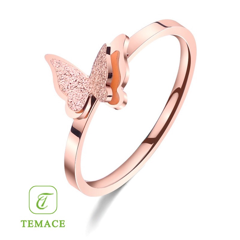 Cincin Wanita Bahan S925 Silver Gold Sparkling Titanium Steel Untuk Pernikahan