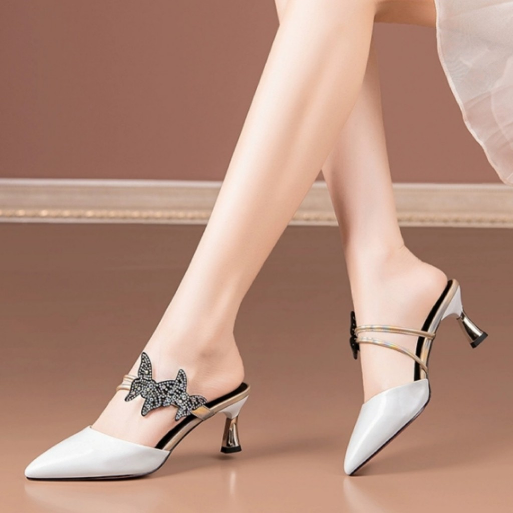 ELENA Heels Cantik Wanita Terbaru Fashion Kekinian HM 08